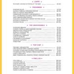 Menu Arroz Bar Restaurant Marrakech June 2023 191112